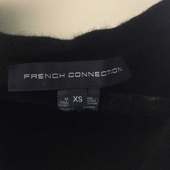 French Connection Black Frilled Sleeve Cardigan - Picture 4 of 6
